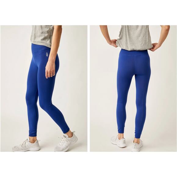 NWT Free People Movement | Blue Legging Size M/L - Picture 1 of 7